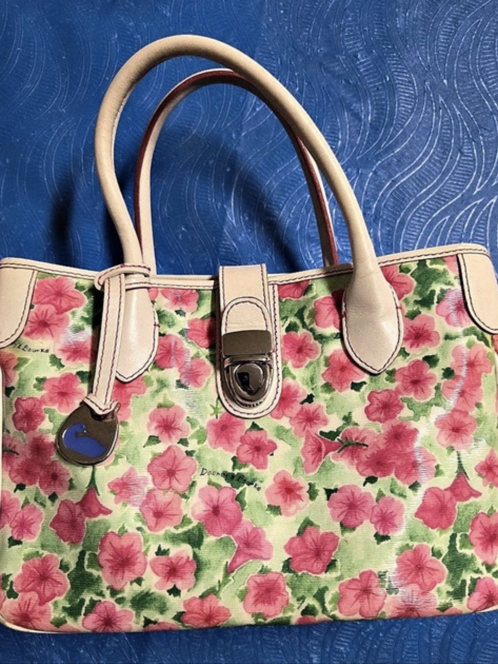 Dooney & Bourke Petunia floral print satchel bag